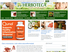 Tablet Screenshot of herboteca.org